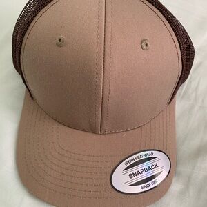 Tan Snapback Cap